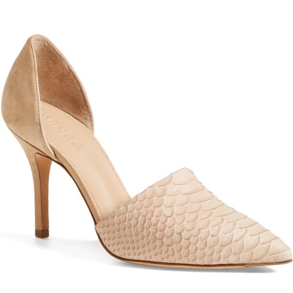 Vince Snake Skin 4” heels